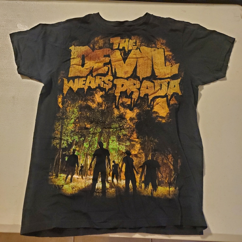 2/$20 The Devil Wears Prada zombie forest shirt